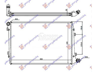 HLADNJAK MOTORA 2.0 TDi DIZEL za Volkswagen Caddy od 2010. do 2015. god.