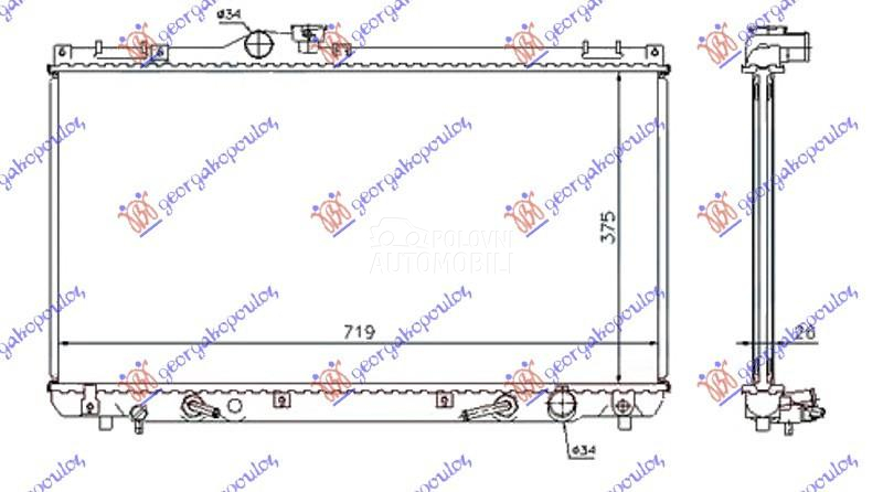 HLADNJAK MOTORA ZA SVE MODELE