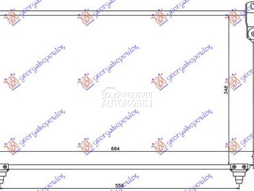 HLADNJAK KLIME ZA SVE MODELE B za Lexus IS od 1999. do 2005. god.