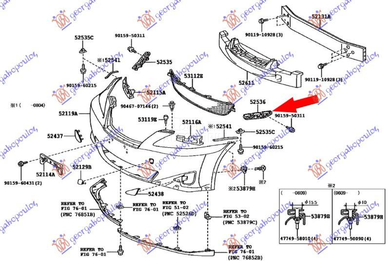 NOSAC PREDNJEG BRANIKA BOCNI P