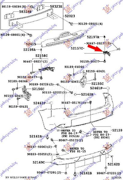 NOSAC ZADNJEG BRANIKA BOCNI PL