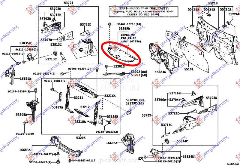 POKLOPAC VEZNOG LIMA GORNJI PL