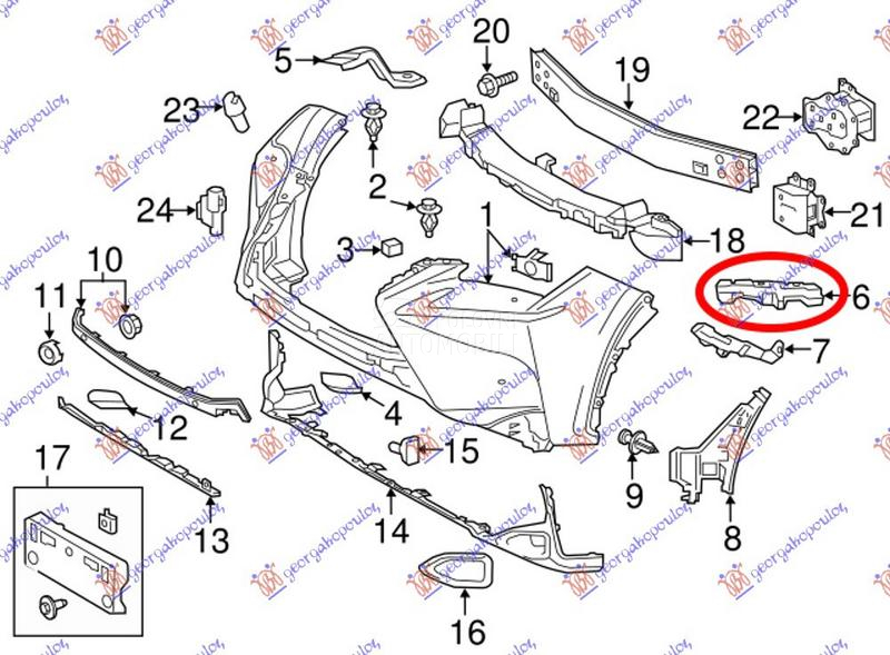 NOSAC PREDNJEG BRANIKA GORNJI
