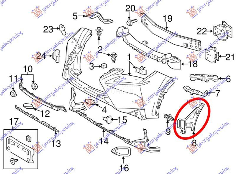 NOSAC PREDNJEG BRANIKA BOCNI P