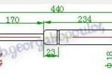 AMORTIZER GEPEK VRATA 480... za Renault Megane od 1999. do 2002. god.