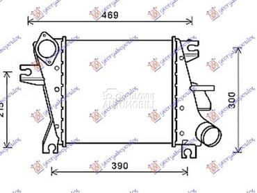 HLADNJAK INTERKULERA 2.2... za Nissan X-Trail od 2001. do 2014. god.