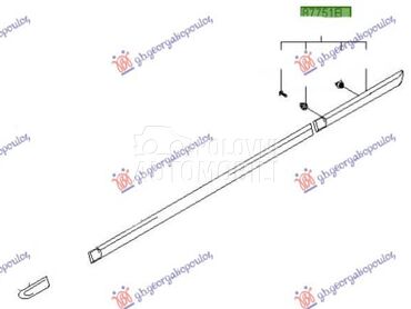 LAJSNA ZADNJEG BLATOBRANA Levo za Hyundai Accent od 1999. do 2002. god.