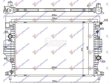 HLADNJAK MOTORA za Ford Mondeo za 2019. god.