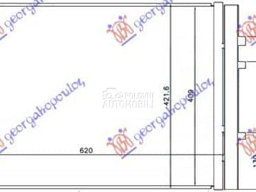 HLADNJAK KLIME 3.0 BENZIN za BMW X3 od 2011. do 2014. god.