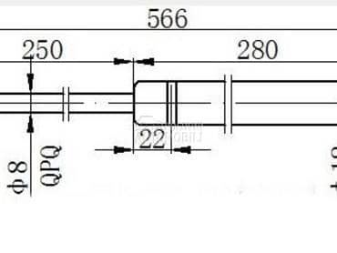 AMORTIZER GEPEK VRATA 360... za Kia Rio od 2002. do 2005. god.