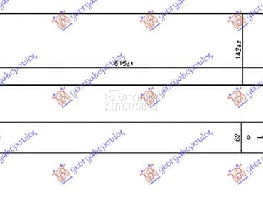 HLADNJAK INTERKULERA 2.2 CDVi za Mazda CX-5 od 2011. do 2017. god.