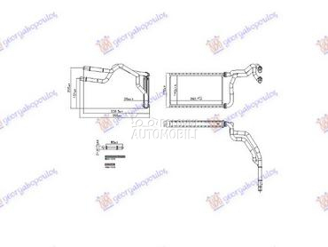 GREJAC KABINE (162x261x33) (NI za Mazda 6 od 2016. do 2018. god.