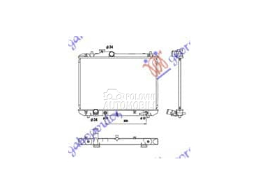 HLADNJAK MOTORA 1.3/1.5i... za Suzuki Swift od 2006. do 2011. god.