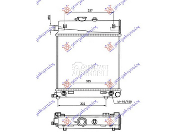 HLADNJAK MOTORA... za Mercedes Benz E Klasa od 1996. do 1999. god.