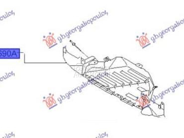 LAJSNA ZADNJEG BRANIKA DONJA za Kia cee`d od 2010. do 2013. god.