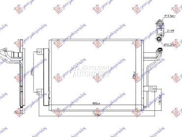HLADNJAK KLIME 1.5/2.0 BENZIN za Mazda 3 od 2019. do 2025. god.