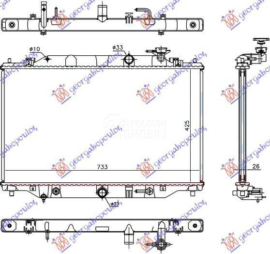 HLADNJAK MOTORA 2.2 DIZEL (MAN