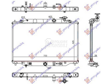 HLADNJAK MOTORA 2.2 DIZEL (MAN za Mazda CX-5 od 2011. do 2017. god.