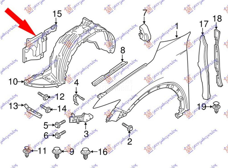 ZASTITA MOTORA PLASTICNA