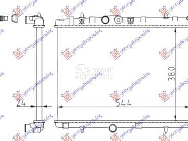 HLADNJAK MOTORA... za Citroen DS3 od 2010. do 2014. god.