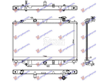 HLADNJAK MOTORA 2.0/2.5 BENZIN za Mazda CX-5 od 2017. do 2022. god.