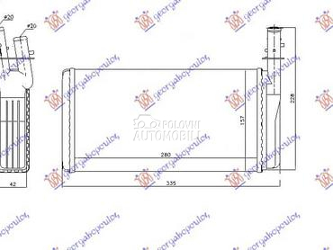 GREJAC KABINE za Lancia Kappa od 1996. do 2000. god.