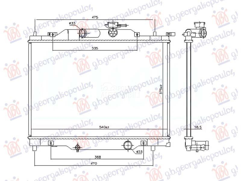 HLADNJAK MOTORA 1.5i BENZIN (3