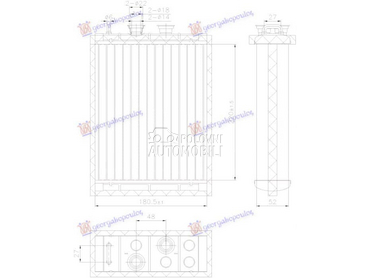 GREJAC KABINE (/-)... za Volvo V90 od 2016. do 2021. god.