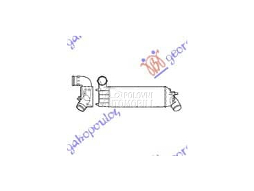 HLADNJAK INTERKULERA... za Fiat Ulysse od 2002. do 2011. god.