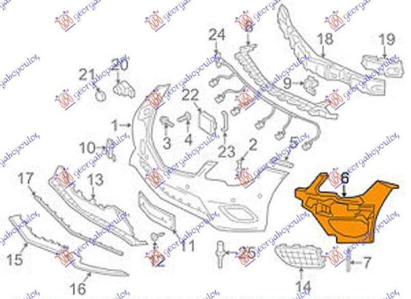 NOSAC PREDNJEG BRANIKA PLASTIC