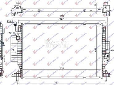 HLADNJAK MOTORA 1.5... za Ford Kuga od 2013. do 2016. god.