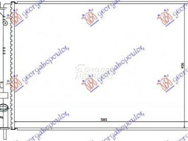 HLADNJAK MOTORA BENZIN/DIZEL za Dacia Sandero od 2008. do 2012. god.