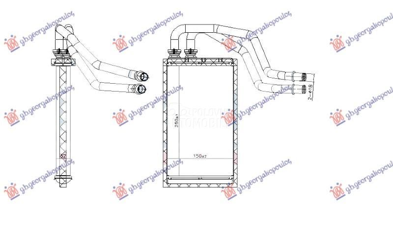 GREJAC KABINE (250x154x32) (NI