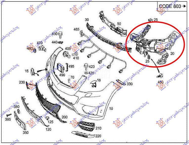 NOSAC PREDNJEG BRANIKA PLASTIC