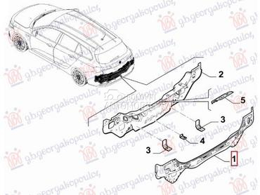 ZADNJI VEZNI LIM GORNJI... za Fiat Tipo od 2016. do 2021. god.