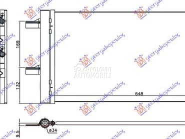 HLADNJAK KLIME 1.5 BENZIN za MINI Countryman od 2016. do 2021. god.