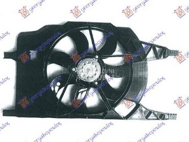 VENTILATOR KOMPLET (/-) za Renault Laguna od 2000. do 2007. god.