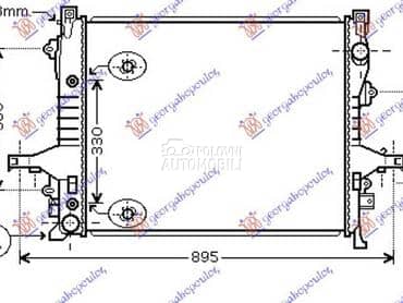 HLADNJAK MOTORA BENZIN/DIZEL za Volvo XC90 od 2003. do 2014. god.
