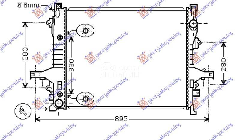 HLADNJAK MOTORA BENZIN/DIZEL