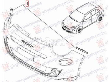 NOSAC PREDNJEG BRANIKA... za Fiat 600 za 2023. god.