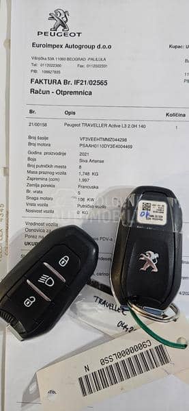 Peugeot Expert TRAVELLER 2.0 HDI L3