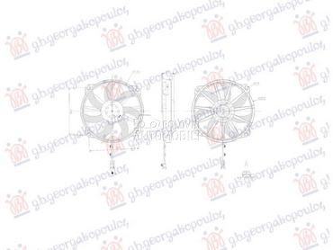 VENTILATOR BENZIN/DIZEL za Citroen DS5 od 2011. do 2015. god.