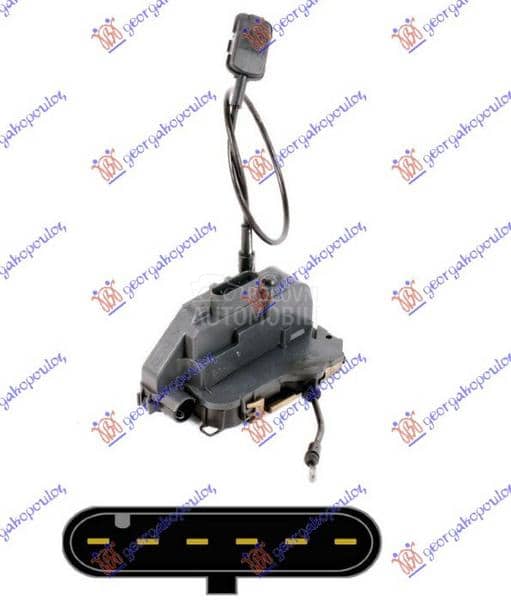 BRAVA PREDNJIH VRATA CRNA Levo