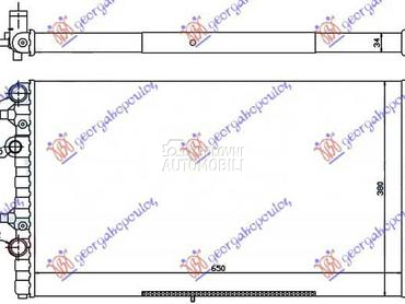 HLADNJAK MOTORA 1.8/2.0V... za Seat Ibiza od 1999. do 2002. god.