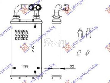 NEMA- GREJAC KABINE... za BMW Serija 3 od 1994. do 1998. god.