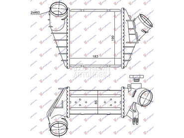 HLADNJAK INTERKULERA 1.8T... za Volkswagen Nova Buba od 1998. do 2011. god.