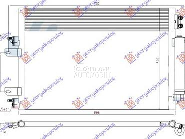 HLADNJAK KLIME za Dodge Caliber za 2007. god.