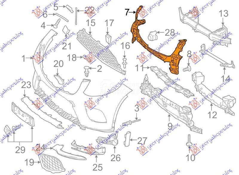 SINA PREDNJEG BRANIKA PLASTICN