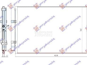 HLADNJAK KLIME 1.6 BENZIN za Kia Soul od 2011. do 2013. god.