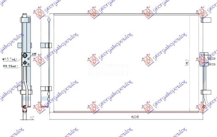 HLADNJAK KLIME 1.6 BENZIN
